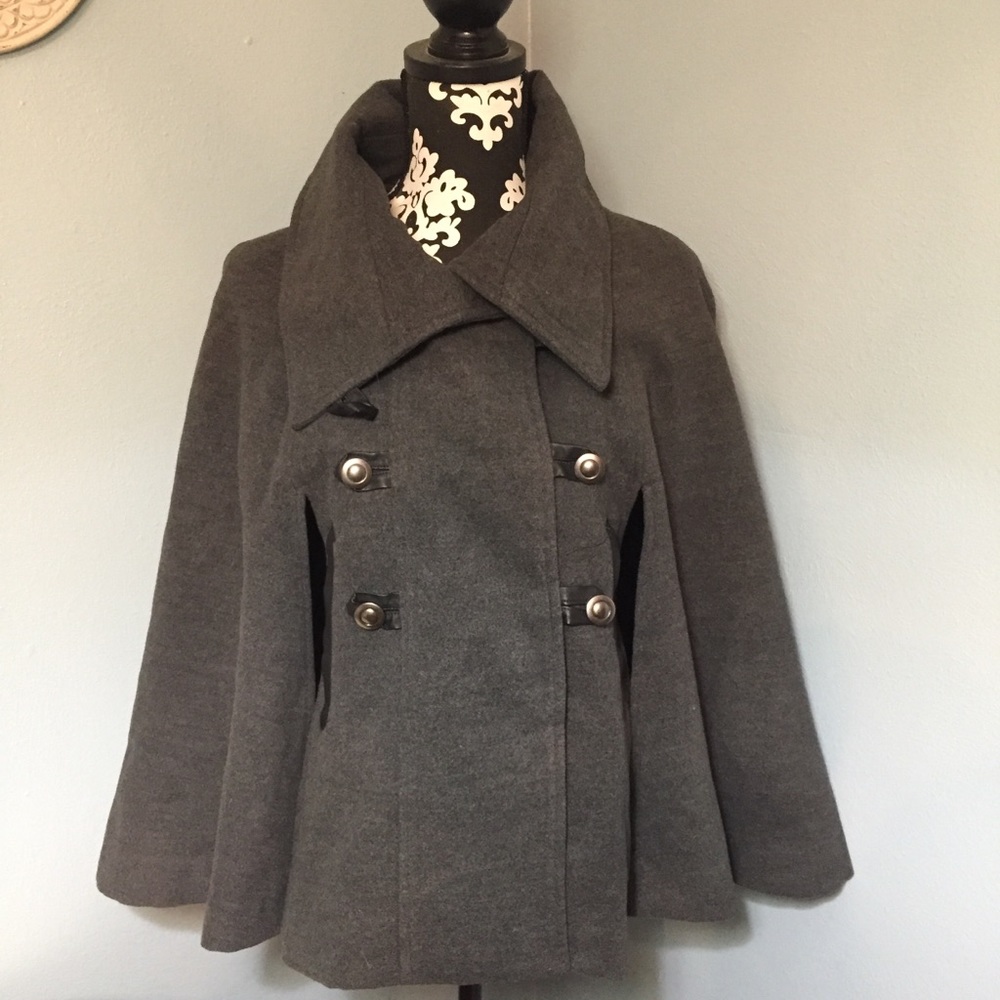 Cozy cape jacket